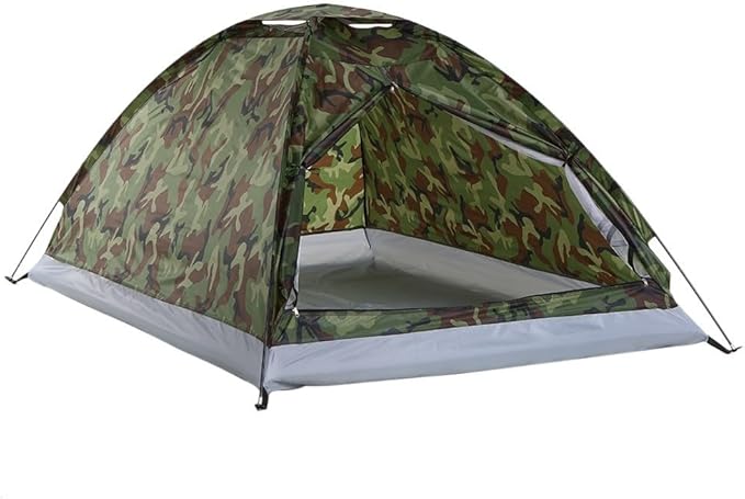 Ultralight Camping Tent, Dome Tent For 1-2 Person, Water Resistant For Outdoor Hiking, Backyard, Sleepovers(1 person)