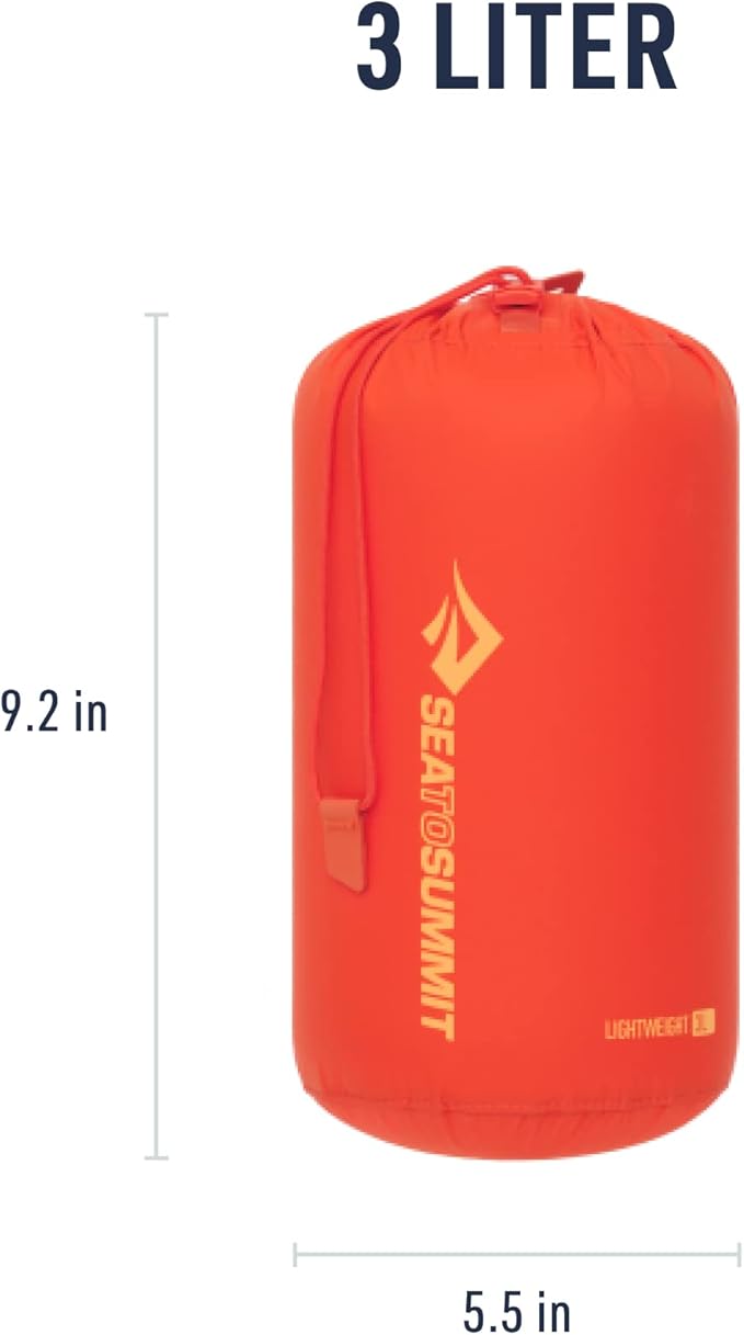 Sea to Summit Lightweight Stuff Sack, Durable Outdoor and Travel Storage