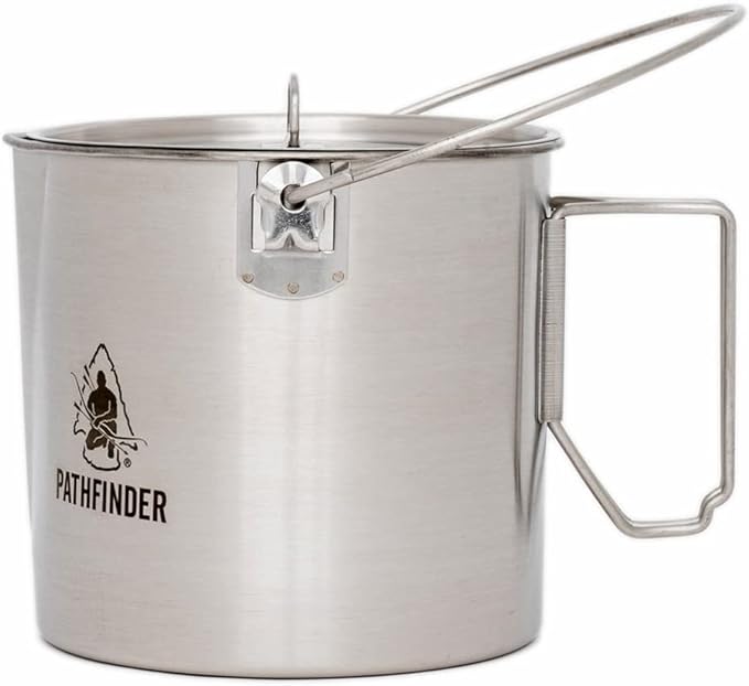 The Pathfinder School Stainless Steel Bush Pot and Lid Set (64 ounce)
