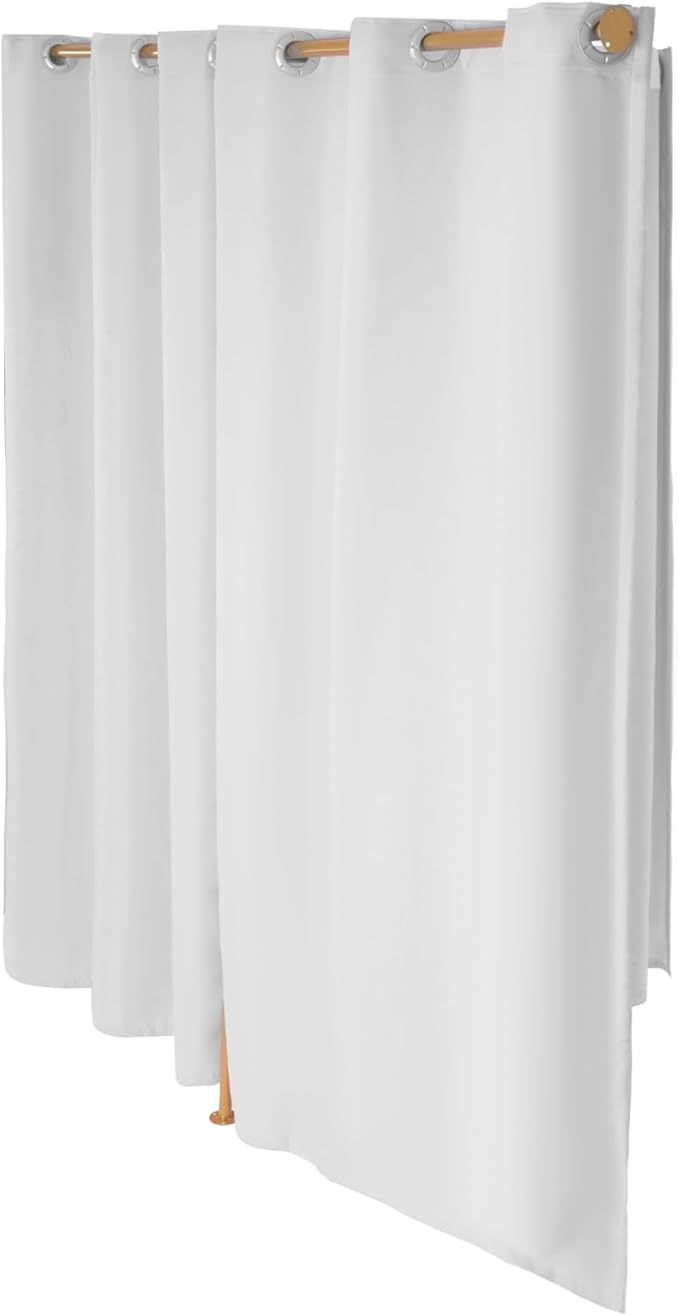 F-Dressing Room Privacy Protection Changing Room Divider - F-Shaped-Grey
