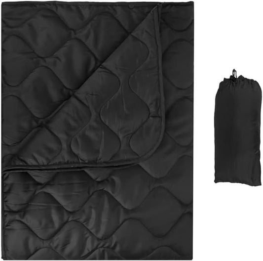 LOOGU Camo Blanket Waterproof Insulation Poncho Liner for Outdoor Camping, Hiking, Hunting, Survival, Backpacking, Picnicking