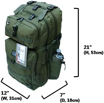 Tactical Military Camping Hiking Outdoor Backpack w/MOLLE Straps