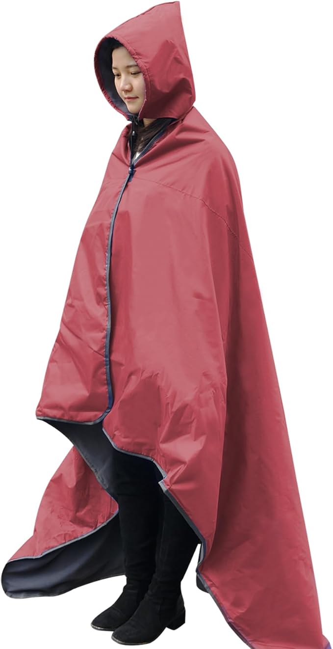DUKUSEEK Camping Blankets for Cold Weather, Waterproof Blankets for Adult, Large (79x56), Portable, Wearable, Warm for Outdoor Camping, Picnic, Stadium, Sports, Beach, Concerts, Car, Dogs, Travel…