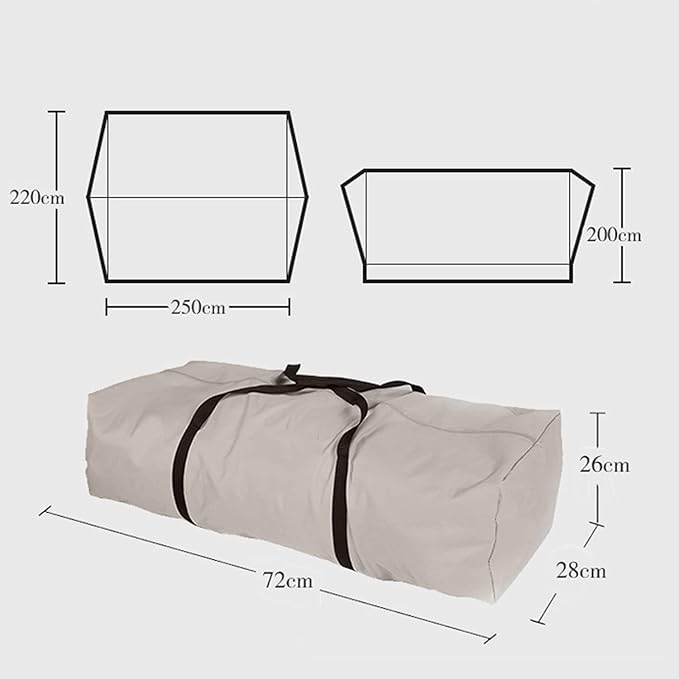GeRRiT Canvas Wall Tent-w/Stove Jack 4-Season Yurt Tents for Camping Waterproof foFamily Camping Outdoor Hunting Beautiful Scenery