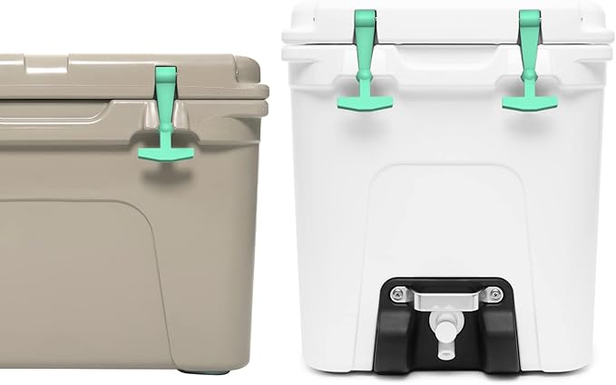 Replacement Lid Latches (2 Pack) Compatible with All Yeti,RTIC, Other Related Hard Coolers,Made of Premium Hard Durable Rubber, Easy to Install