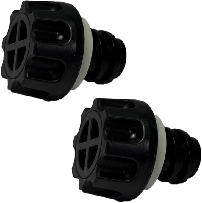 E-Z Open Cooler Plug Replacement for Yeti Cooler, RTIC Cooler, and - Includes Drain Plug with Pressure Release Bleed Valve. Don't get Your Cooler Stuck Shut When Full Any Longer. (2)