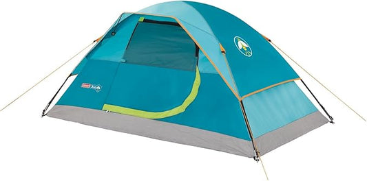 Coleman Kids Wonder Lake Tent with Rainfly, Sets Up in About 10 Minutes, 2-Person Glow-in-The-Dark Tent for Campsite, Backyard, or Indoor Use