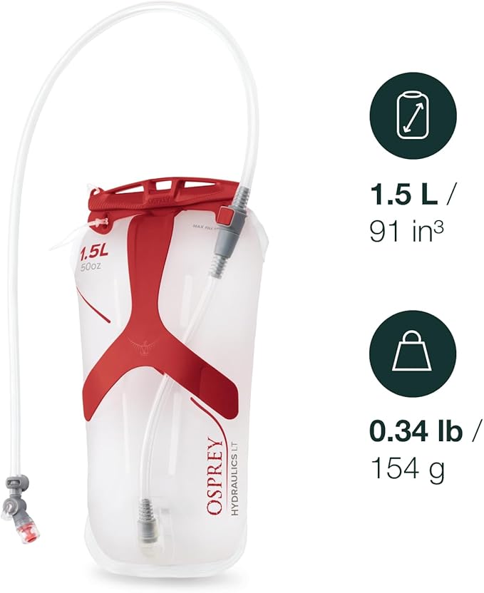 Osprey Hydraulics LT Backpack Water Reservoir with Bite Valve