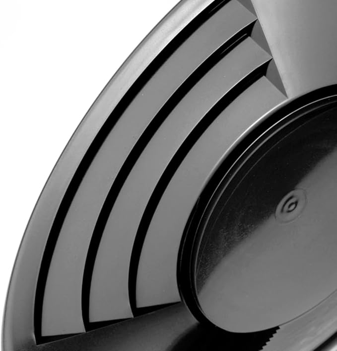SE 10” Black Plastic Gold Pan with Riffles - GP1001B