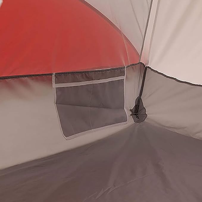ALPS Mountaineering Meramac 4-Person Tent, Gray/Red