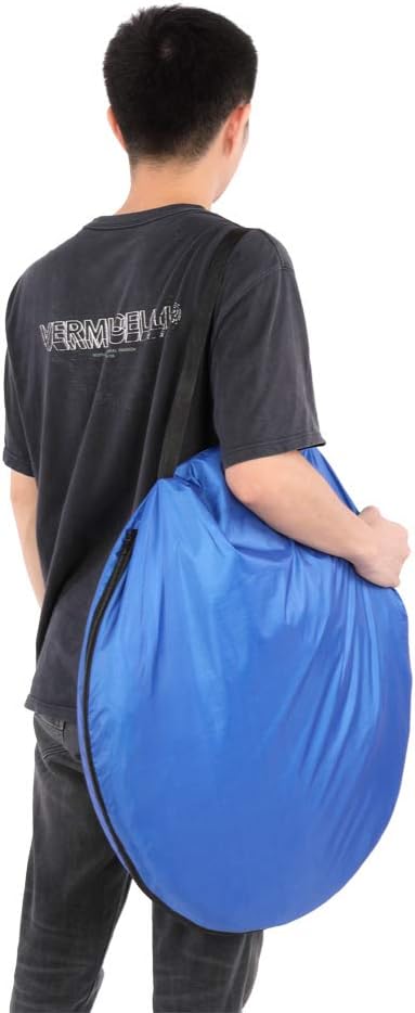 Pop Up Privacy Tent - 1-2 Person Portable Outdoor Camping Bathroom Toilet Tent Changing Dressing Room Privacy Shelter for Hiking, Beach, Picnic - Blue