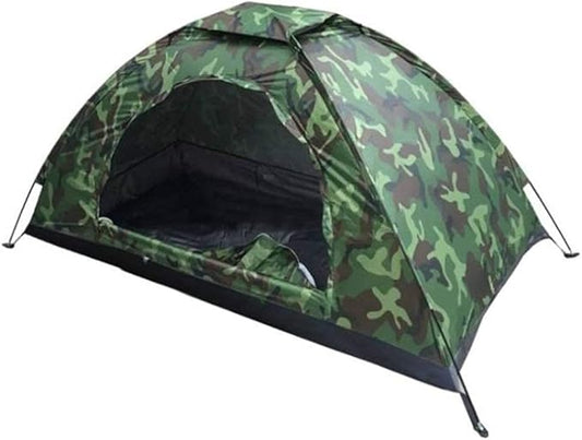 GeRRiT Products 2-3 Person Backpack Camping Tent, 4 Seasons Family Tent, Beach Tent for Outdoor Hiking Fishing Fishing Picnic 200X100X100cm