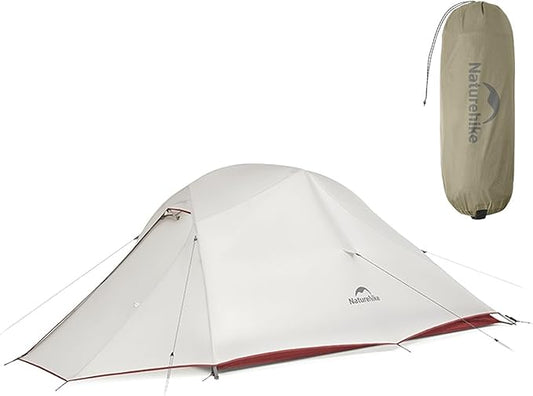 Naturehike Cloud up Pro Camping Tent, 1/2/3 Person Ultralight Tents, 3 Season Backpacking Tent, Waterproof for One Man, Self-Standing Easy Setup for Cycling, Outdoor Camp