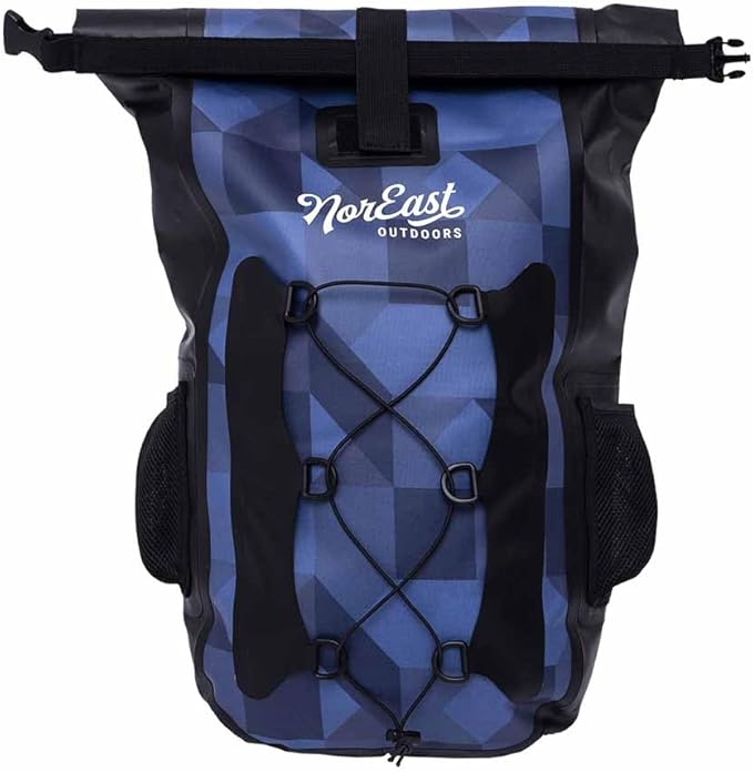 Waterproof Dry Bag Backpack and Shelter Pack, Secure Roll-Top, Adjustable Shoulder Straps, 600D PVC, 45L