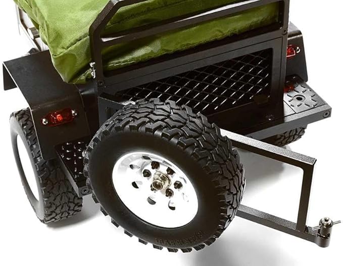 Integy Alloy Realistic Model Camping Trailer w/Roof Top Tent for 1/10 RC 390x195x175mm