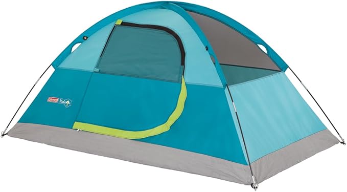 Coleman Kids Wonder Lake Tent with Rainfly, Sets Up in About 10 Minutes, 2-Person Glow-in-The-Dark Tent for Campsite, Backyard, or Indoor Use