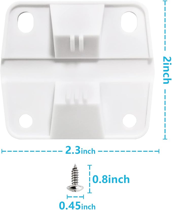 Replacement Cooler Hinges for Coleman Camping Accessories and Ice Chest, Cooler Hinges Kit for Rubbermaid Parts - 4 Pack