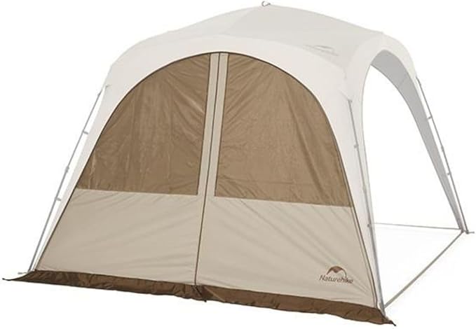 Naturehike Quarter/Hexagonal Camping Tent Canopy Sun Shade,Outdoor Tent for Camping,Fishing,Picnics, Canopy Available with Ground Cloth,Door Curtains,Tent Connector(Door Curtain, Large)