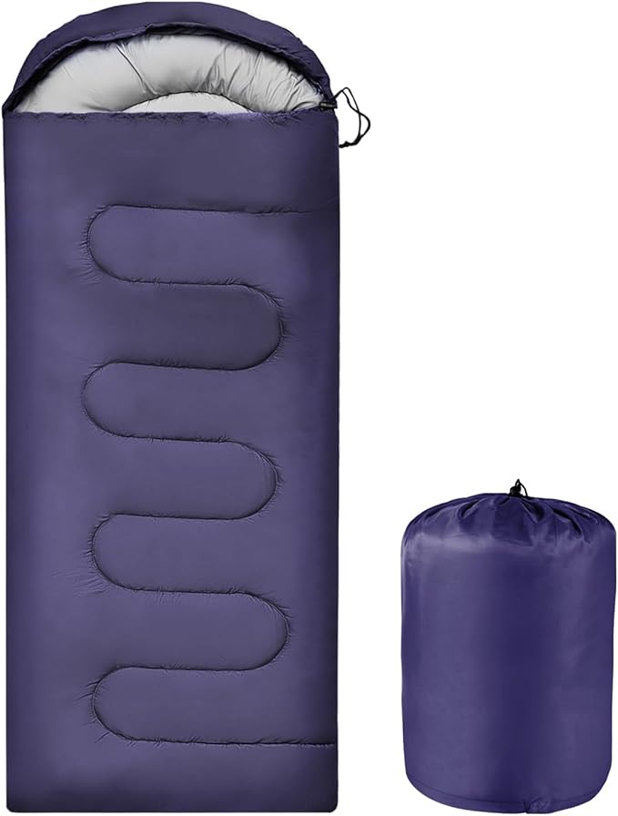 OBTANIM Sleeping Bags Portable Waterproof Camping Sleeping Bag for Adults Kids 4 Seasons Cold Weather or Warm Backpacking Hiking Mountaineering Indoor Outdoor Use