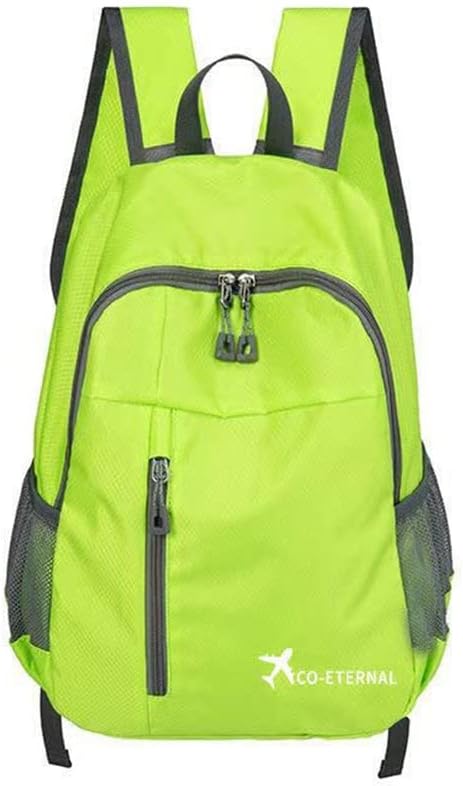 Geboldil Men's and women's leisure waterproof travel backpack green