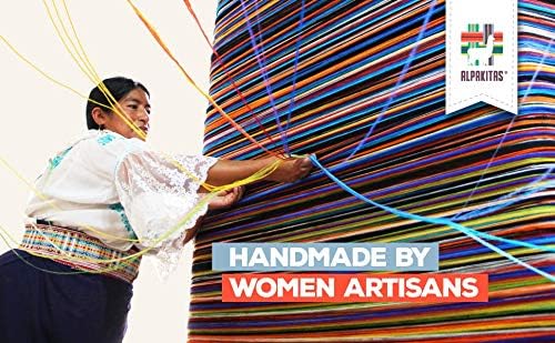 Alpaca Wool Blanket - Twin Size Bed Throw & Warm, Lightweight, Couch or Camp - Outdoor - 75 x 38 Inches (White & Brown)