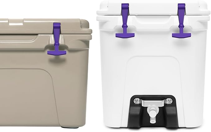 Replacement Lid Latches (2 Pack) Compatible with All Yeti,RTIC, Other Related Hard Coolers,Made of Premium Hard Durable Rubber, Easy to Install