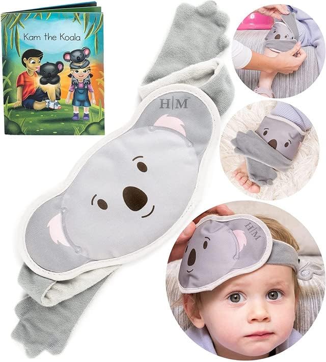 MyHalos® Kids Ice Packs for Boo Boos - Meet Kam Our Reusable Toddler Ice Pack - for Injuries, Bumps, Fevers - Colic Relief Ice Packs for Kids & Newborns with Free Story Book