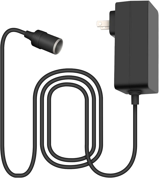 12 Volt Power Supply Adaptor for Coleman Thermoelectric Hot Cold Cooler to Camping Home Office Dorm or Vehicle Use