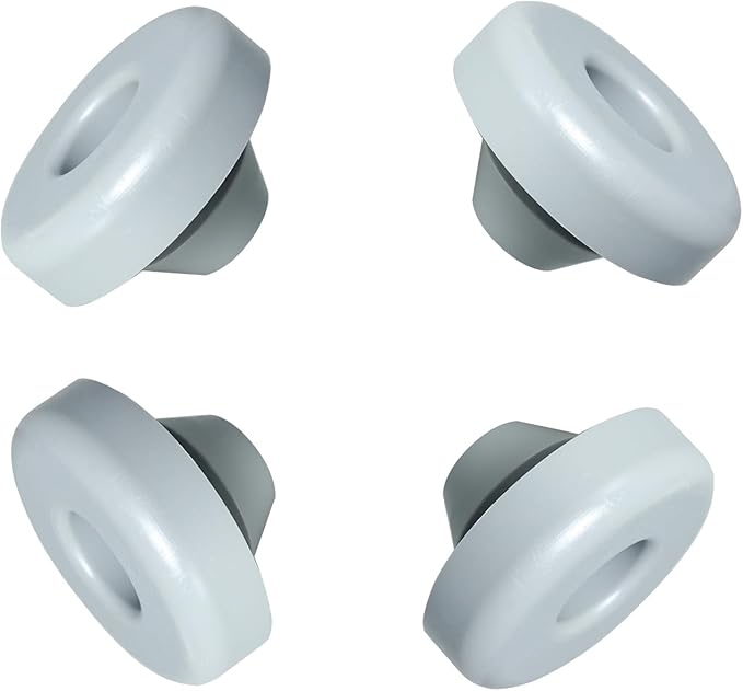 4pcs Non-Slip Rubber Rack Replacement Cooler Feet Cooler Rubber Feet Non Scratch Rubber Feet, Gray