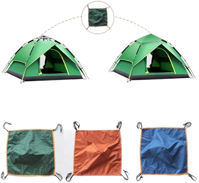 Tent Skylight Tent Top Cover Camping Replacement Top Cap Shade Protection Roof Vent Cover Top Canopy Waterproof for Home Tent Tarp Canopies Gazebo Hiking (Blue)