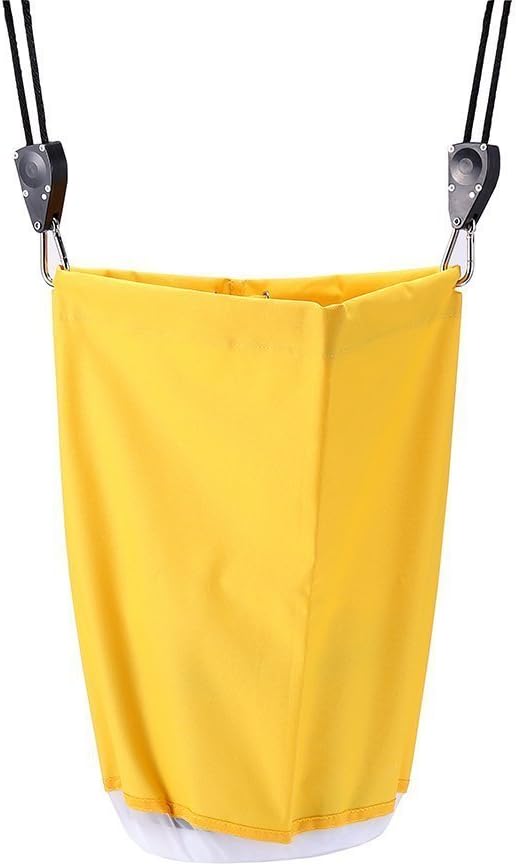 iPower GLROPEMG4X4 4-Pair 1/4 Inch 8-Feet Long Heavy Adjustable Duty Rope Clip Hanger Reinforced Metal, Black