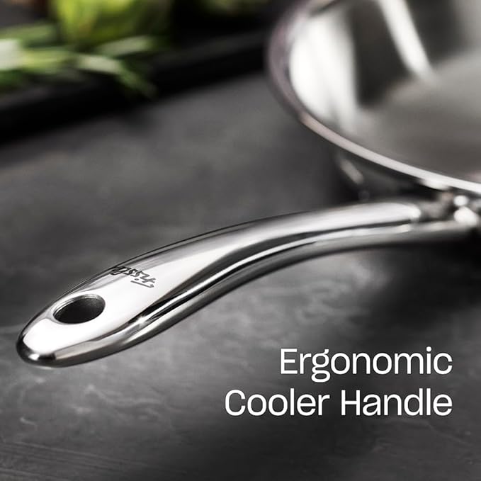 Fissler M5 Pro-Ply 5-ply Stainless Steel Frying Pan, 10.2 Inch