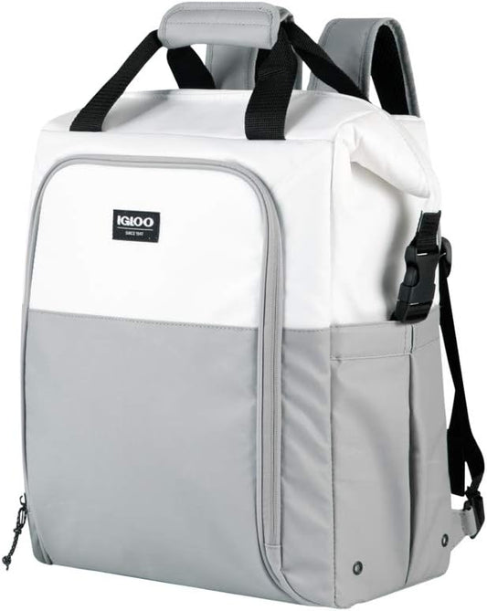 Igloo 30-Can Switch Backpack Seadrift White/Gray