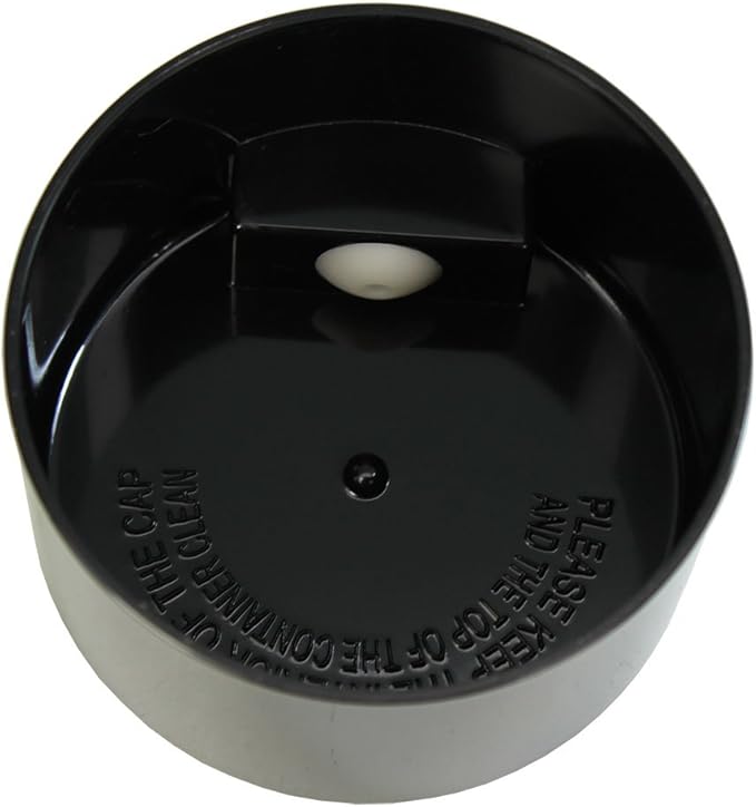 Pawvac 3 Ounce Vacuum Sealed Pet Food Storage Container; Black Cap & Clear Body/Black Paws