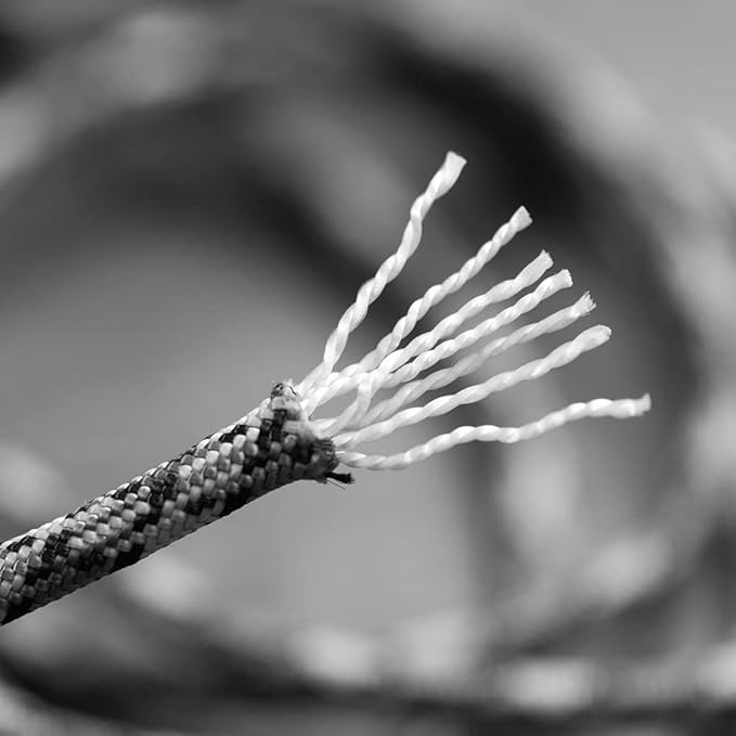 Paracord 550 lb, 7 Strand Paracord Rope 100ft 4mm, Nylon Parachute Cord for Camping, Purple