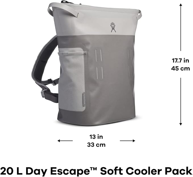 Hydro Flask 20 L Day Escape Soft Cooler - Reusable Travel Backpack - Insulated - Oat Tan