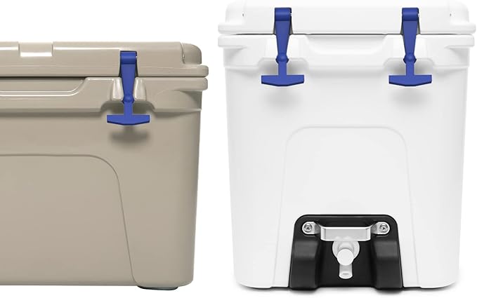 Replacement Lid Latches (2 Pack) Compatible with All Yeti,RTIC, Other Related Hard Coolers,Made of Premium Hard Durable Rubber, Easy to Install