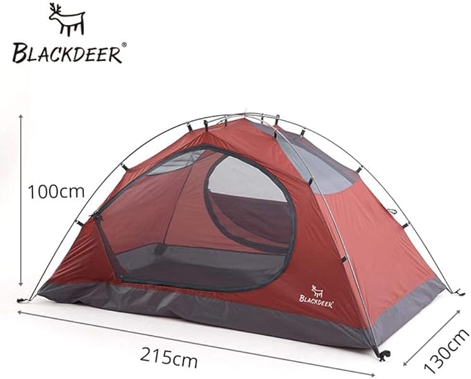GeRRiT Products 2P Backpacking Tent Outdoor Camping 4 Season Tent with Snow Skirt Double Layer Waterproof Hiking Trekking Tent