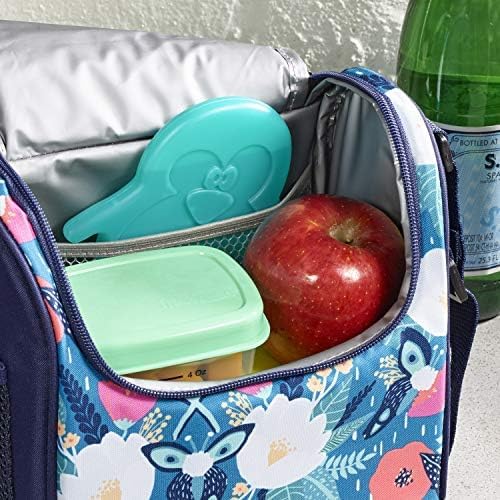 Fit & Fresh Cool Coolers Kids Lunch Box Ice Packs, Slim Ice Packs for Lunch Bags, Lunch Ice Packs Reusable-Multicolored 8 Pack Penguin