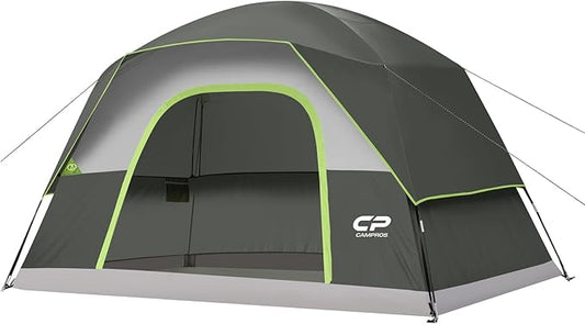 Tents for Camping 6 Person Tent Waterproof Windproof Double Layer Family Camping Tent, Easy Setup Dome Tent with Large Mesh Windows & Wider Door for Outdoor Camping & Hiking