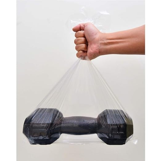 Wowfit 100 CT 18x24 Inch 1.1 Mil Clear Plastic Flat Open Poly Bags – Great for Bread Proofing, Dough, Injera, Food Storage, Jackets, Pillows, Laundry, and More