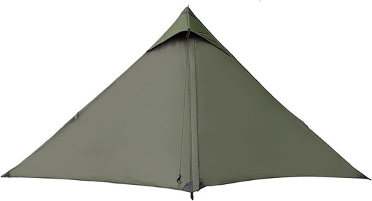 TENPLAY Ultralight 1 Person Tent - 970g 20D Nylon, 130cm Height, PU5000 Waterproof, Easy Setup, NO Trekking Pole for Hiking, Camping & Mountaineering