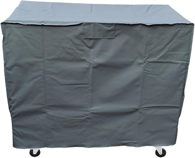 Waterproof 80 Qt Rolling Cooler Cart Cover Fits Most Patio Ice Chest Party Cooler Upto 34L x 20W x 32H inch-Grey