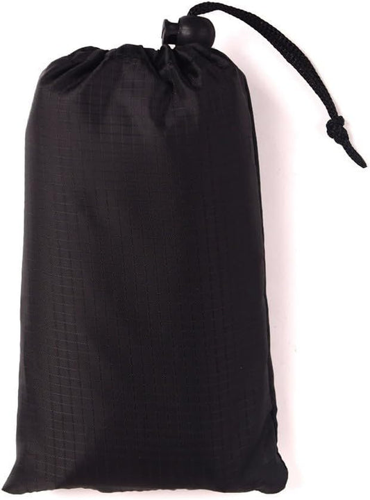 Outside Camping Rain Tarp, Waterproof Portable Tarp Shelter Rain Tarp Sun Shade Shelter for Outdoor Adventures(Black 150x210CM)