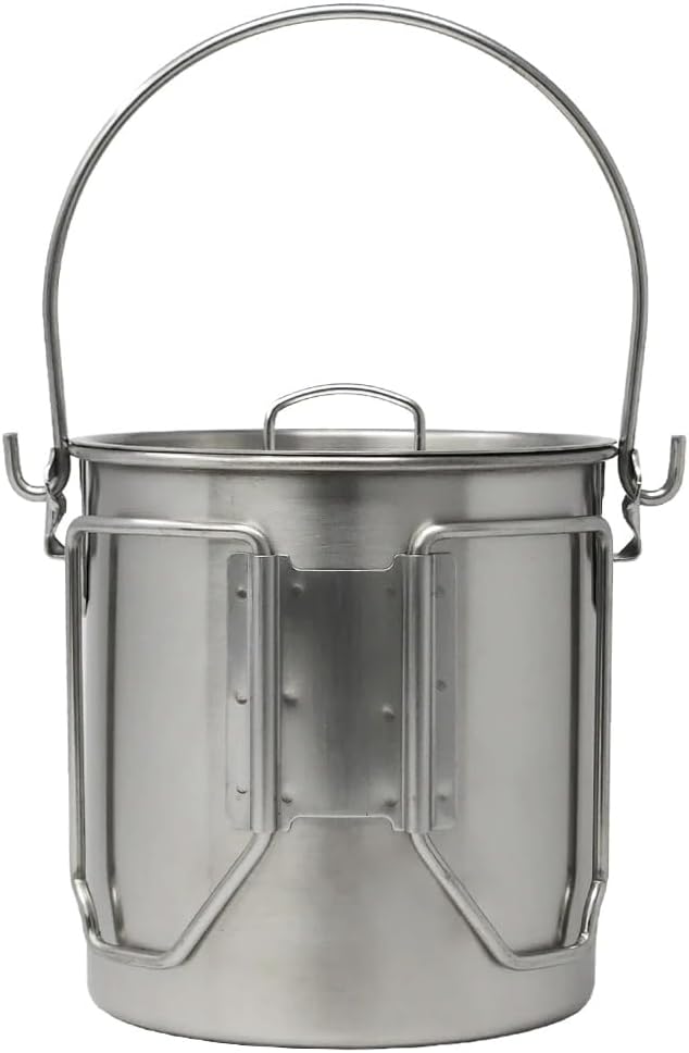 The Pathfinder School Stainless Steel Bush Pot and Lid Set (32 ounce)