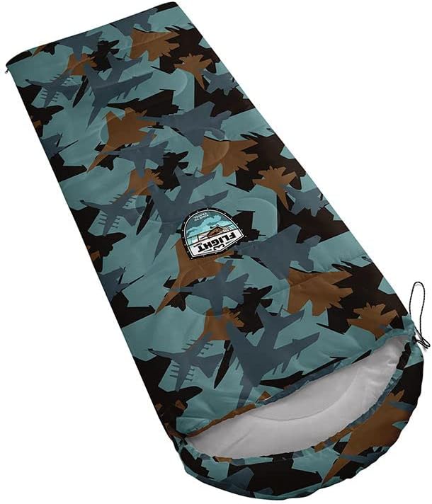 Sleeping Bag for Kids Adults,Brown Giraffe Fur Pattern-Lightweight Warm Portable Outdoor Indoor-Waterproof Cold Weather Resistant Sleeping Bag for Camping Hiking