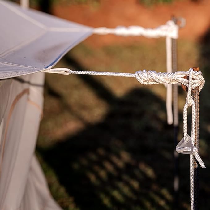 Paracord 550 lb, 7 Strand Paracord Rope 50ft 4mm, Nylon Parachute Cord for Camping, Desert Camo