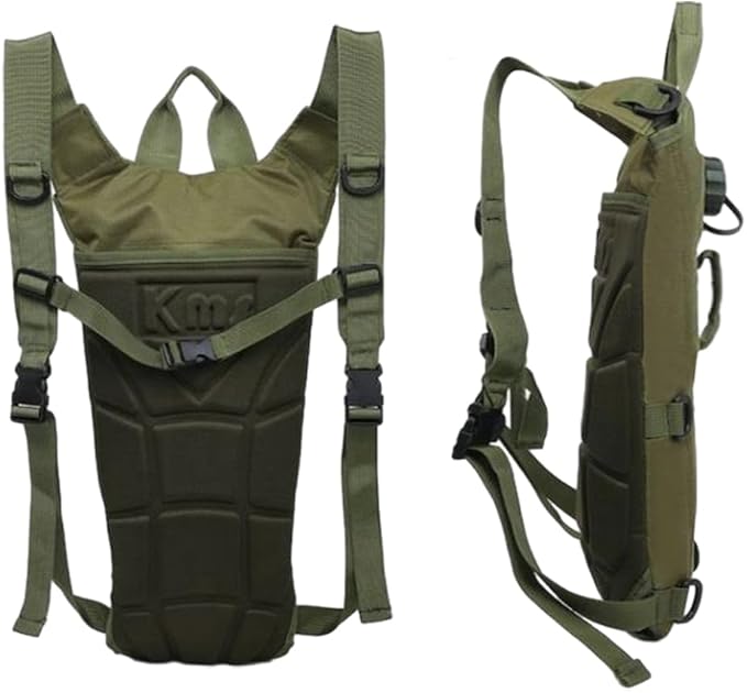 Hydration Pack Hiking Water Backpack with 3L Water Bladder, Adjustable Water Storage Reservoir Bag Men Women Running Vest for Hiking Running Cycling Climbing Camping