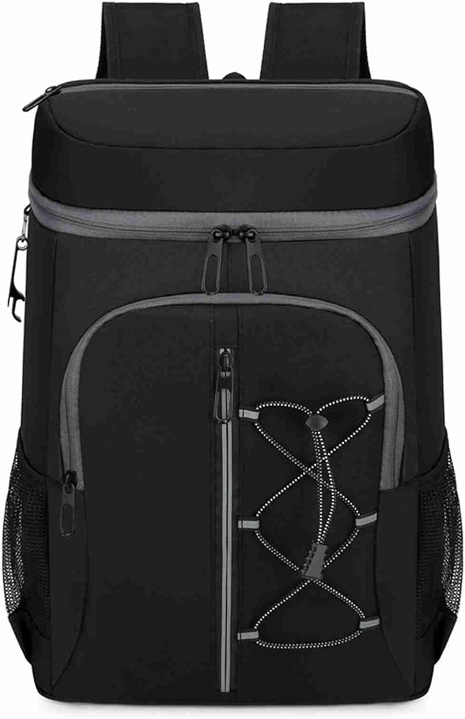 Insulated Cooler Backpack Leak Proof Aluminum Foil Inner Oxford Exterior for Camping Hiking Outdoors