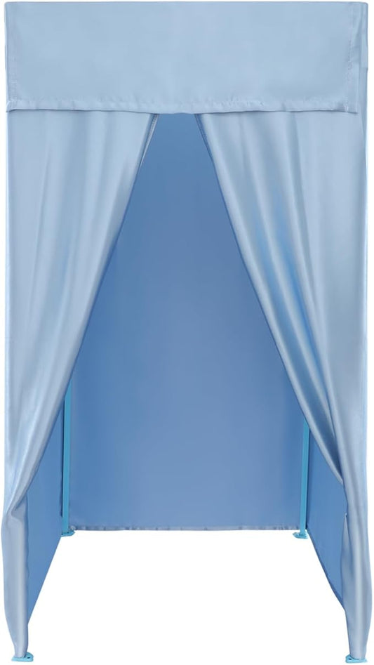 Portable Privacy Dressing Room Folding Fitting Room Portable Dressing Room Freestanding Foldable Changing Room with Curtain for Indoor Fashion Photoshoots, Camping, Or Pool
